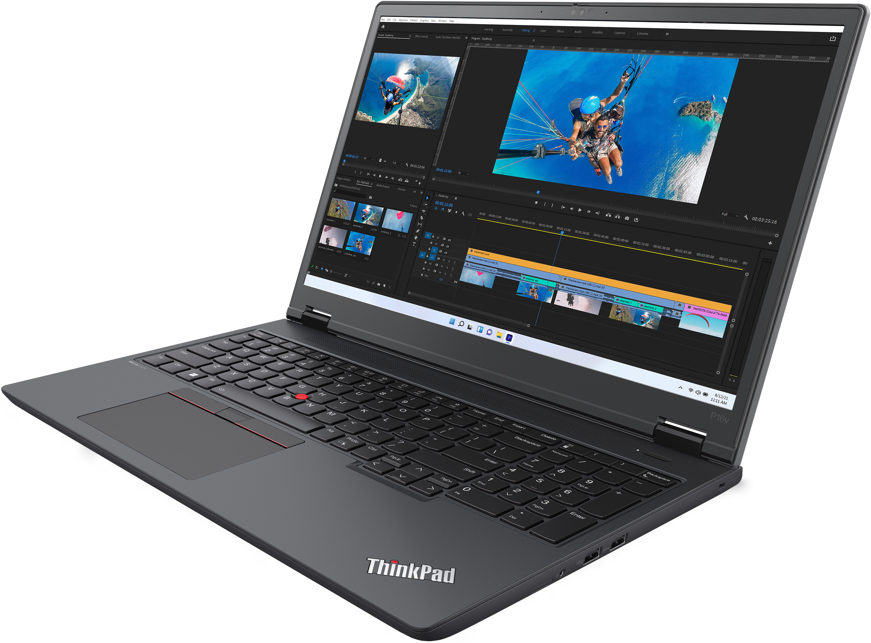 Ноутбук LENOVO ThinkPad P16v (21FFS02H3N)фото3