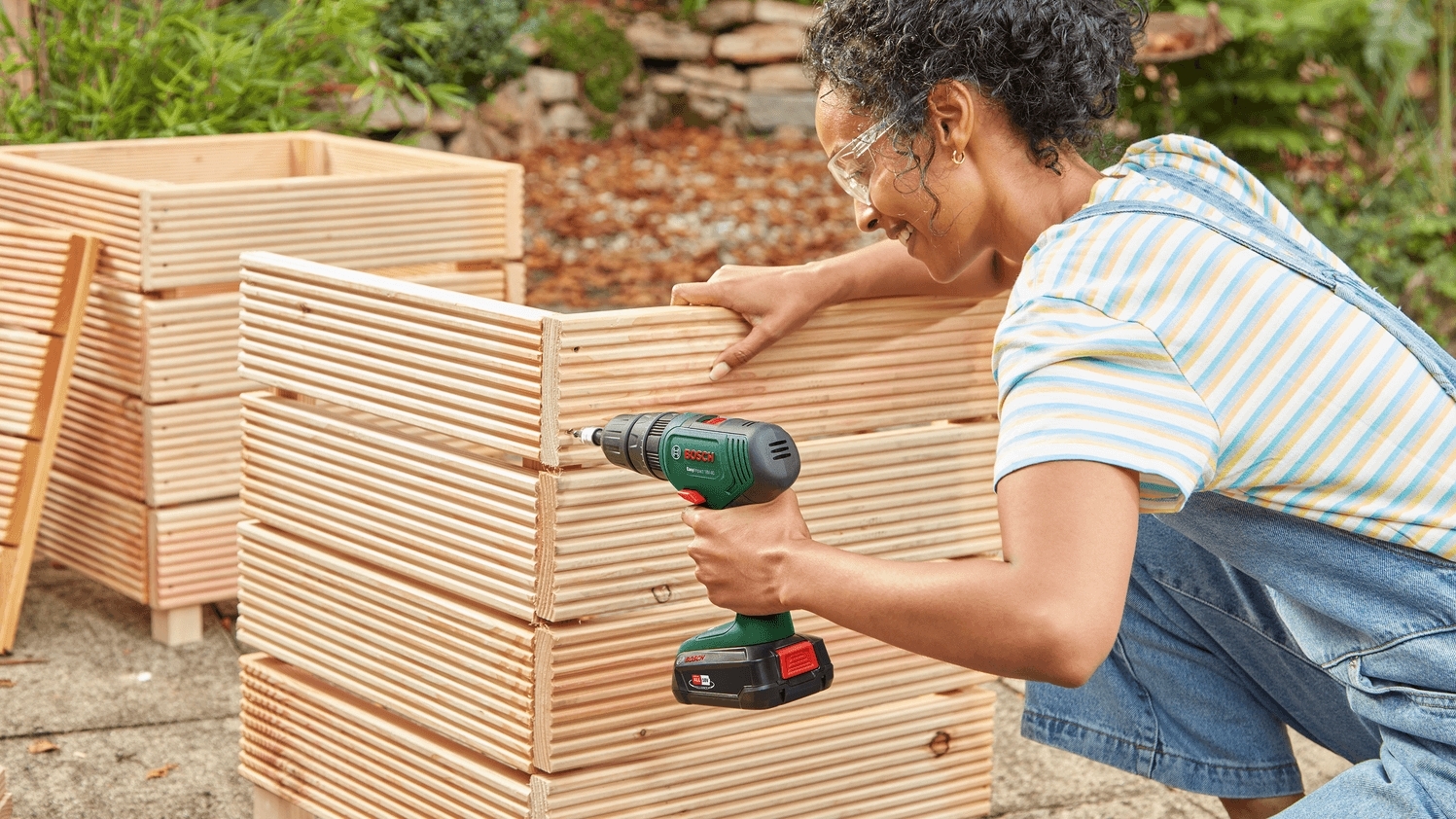 Шуруповерт-дриль ударнbй акумуляторний Bosch EasyImpact 18V-40 18В 1х1.5А год (0.603.9D8.101)фото