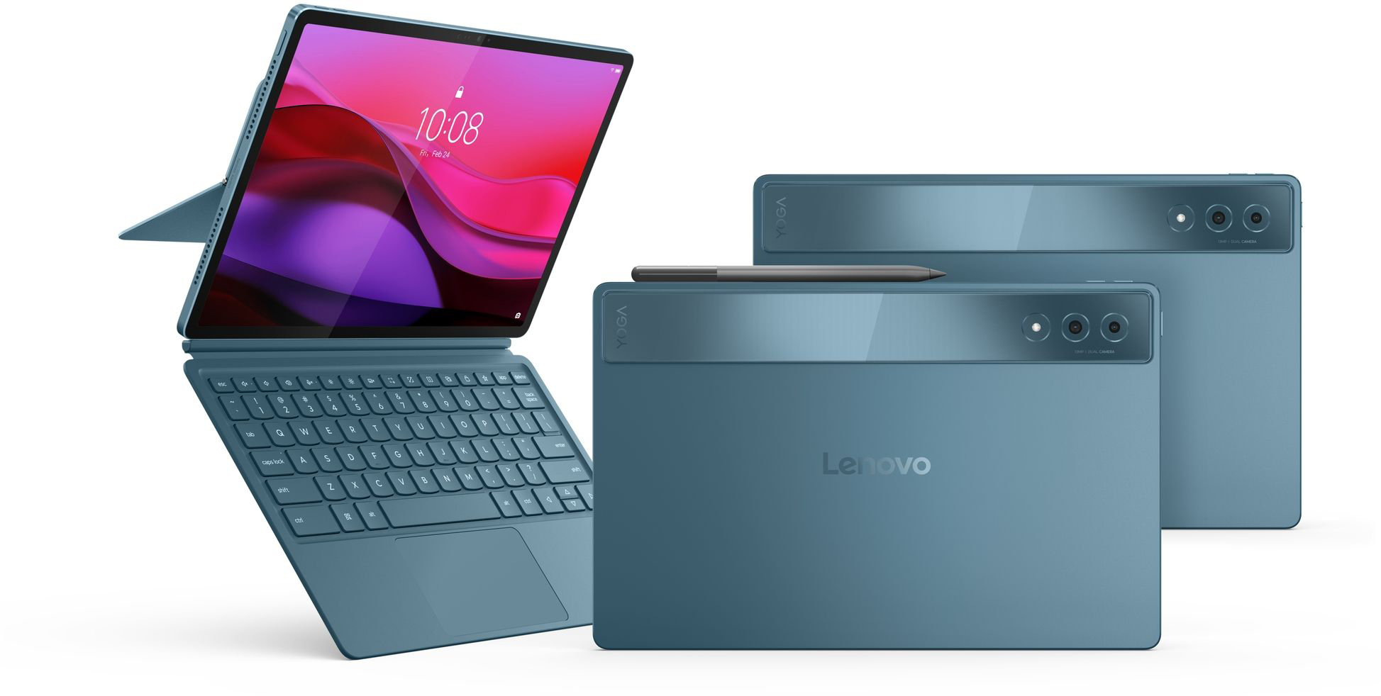 Планшет Lenovo Yoga Tab Plus 12,7 16/256Gb Wifi Tidal Teal + Keyboard&Pen (ZAEG0008UA)фото17