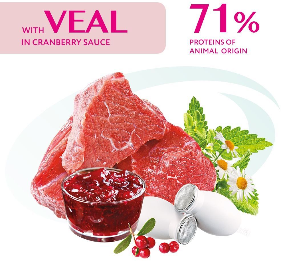 Вологий корм Optimeal для дорослих котів 4*85гфото