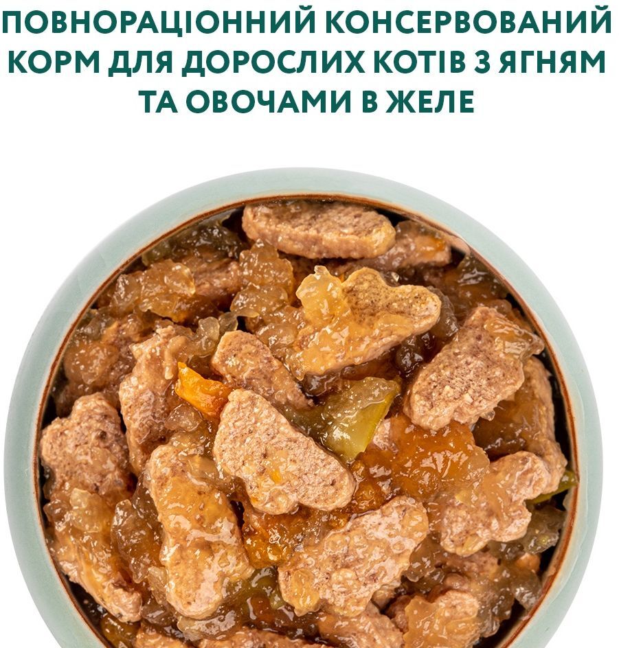 Вологий корм Optimeal для дорослих котів 4*85гфото