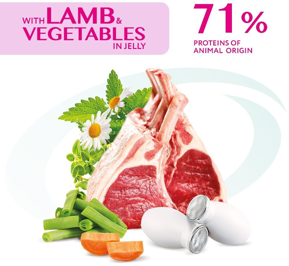 Вологий корм Optimeal для дорослих котів 4*85гфото