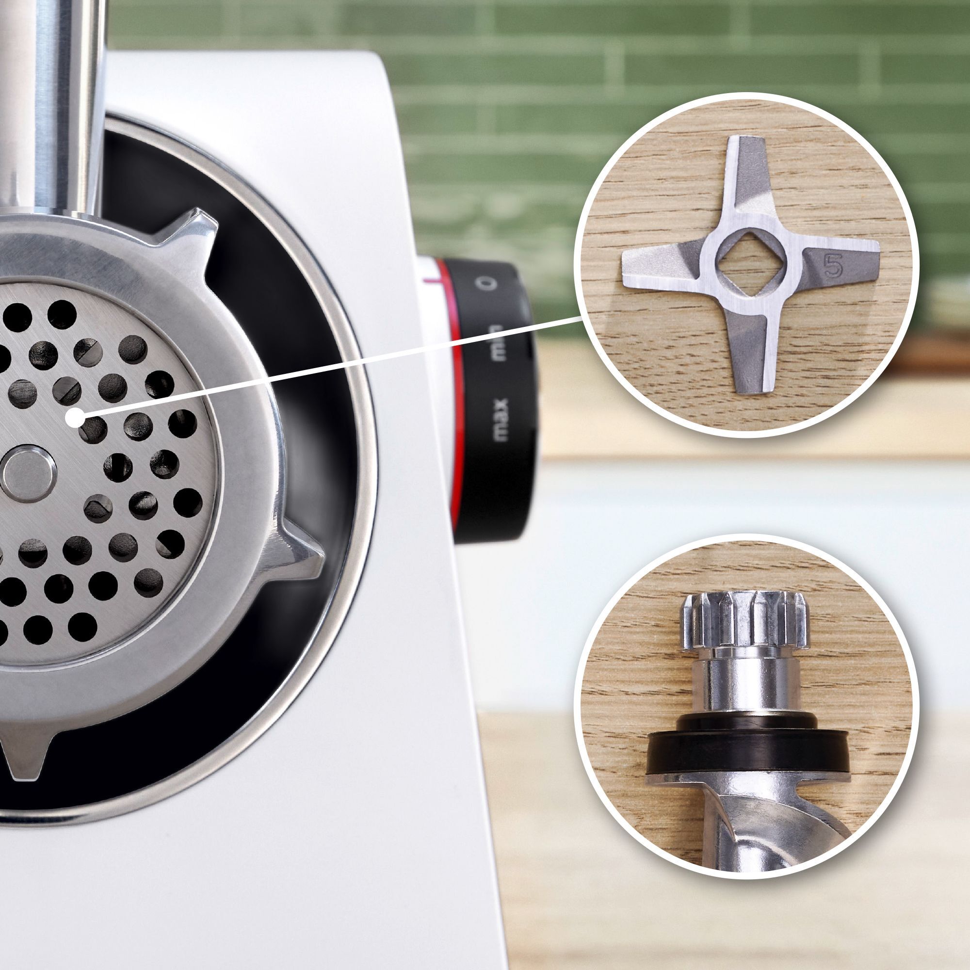 Мясорубка Bosch MFWS607W фото 9