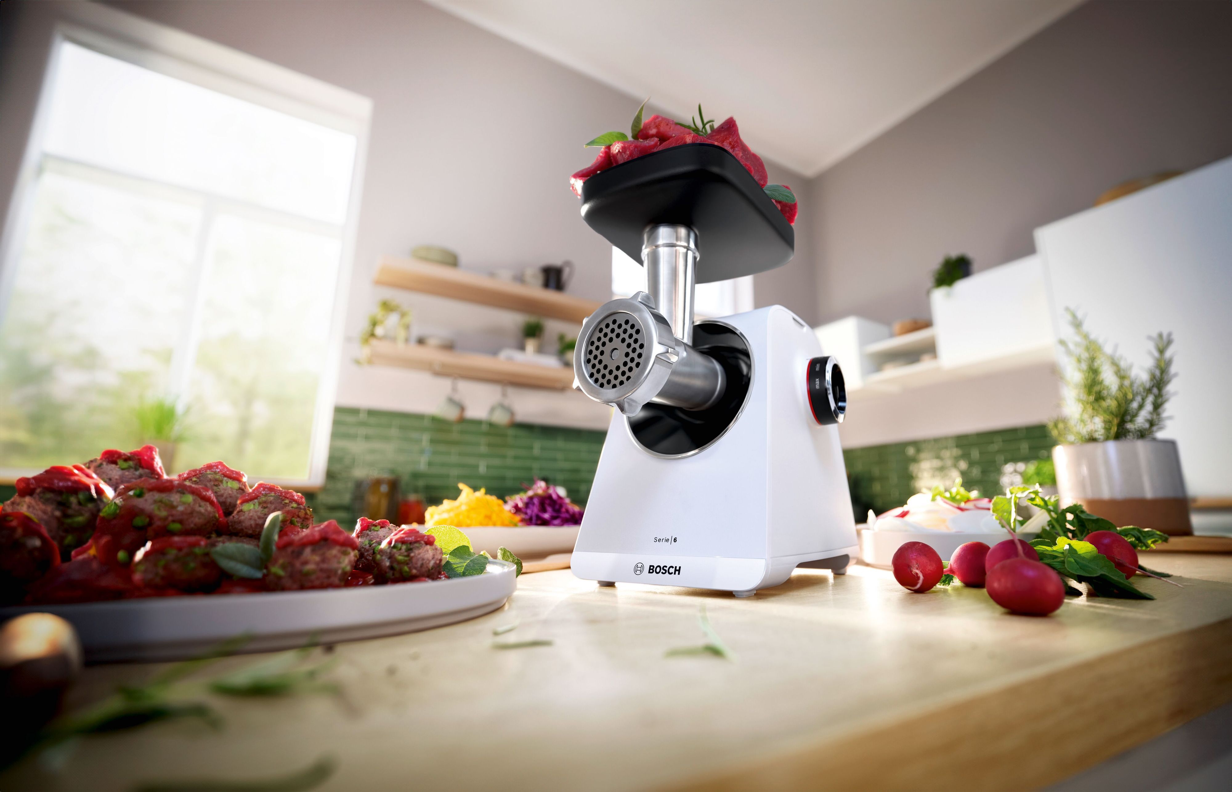 Мясорубка Bosch MFWS607W фото 17