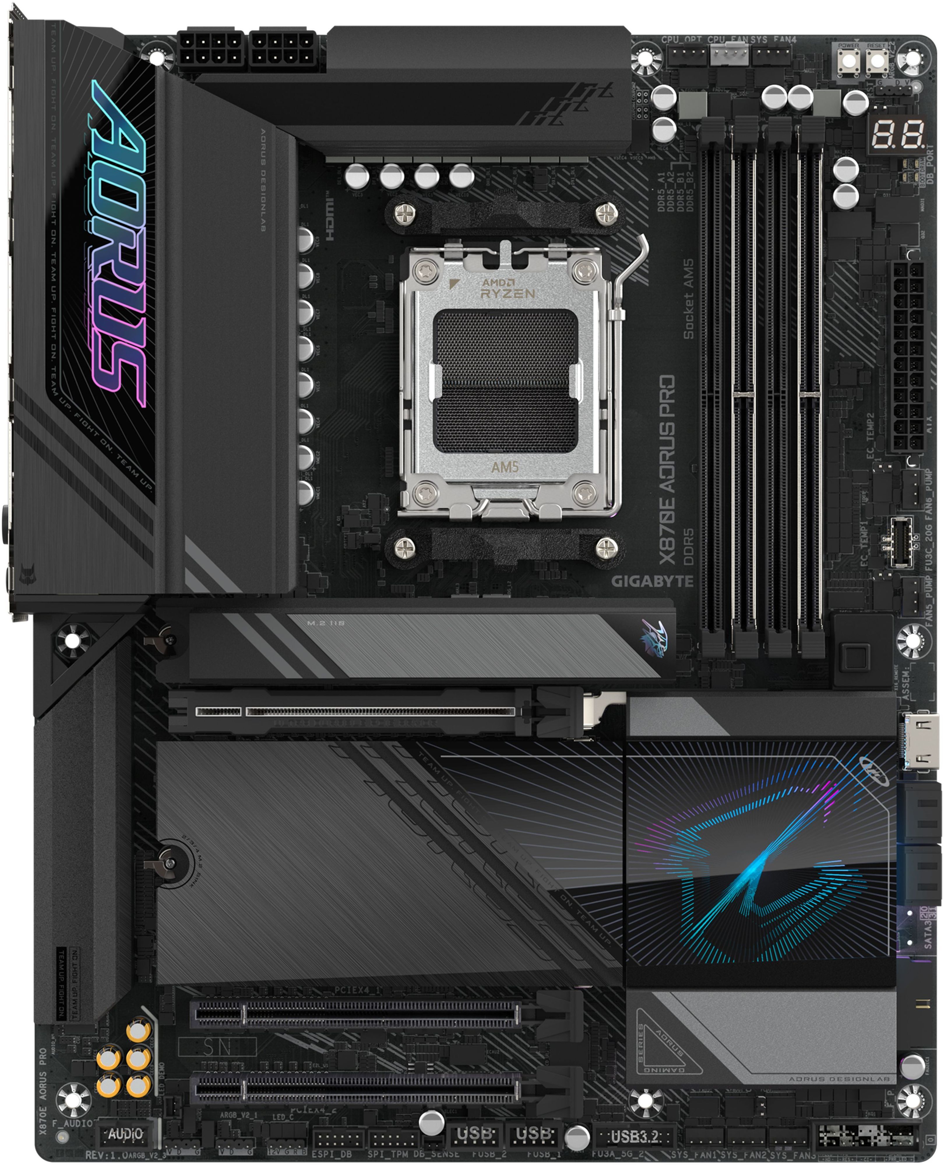 Материнская плата GIGABYTE X870E (X870E_AORUS_PRO) фото 3