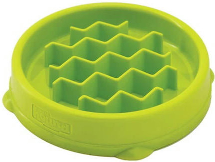 Миска для кошек Petstages Fun Feeder лабиринт волна XS-мала салатовая фото 