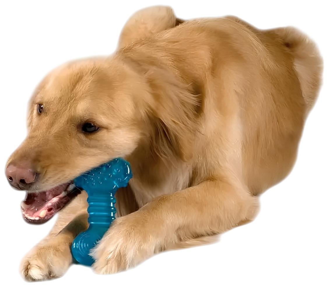 Игрушка для собак Petstages Orka косточка с веревкой большая фото 3