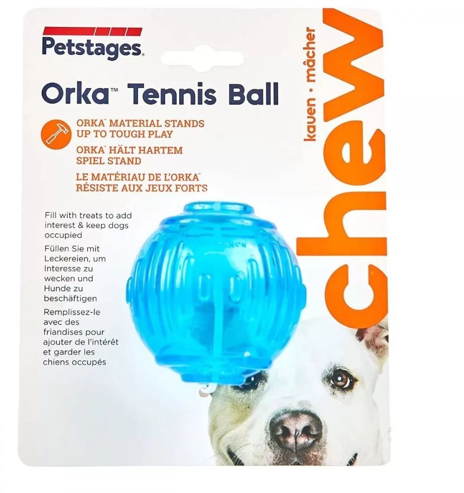 Іграшка для собак Petstages Orka тенісний м'ячфото