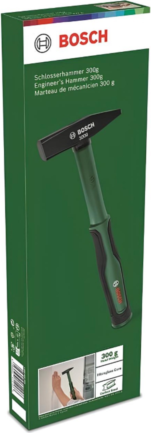Молоток инженерный Bosch 300 г (1.600.A03.2UW) фото 3