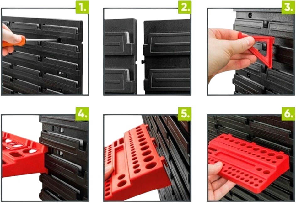 Панель подвесная для контейнеров Kistenberg KBB6040, 57.6*1.8*39см (KBB6040) фото 4