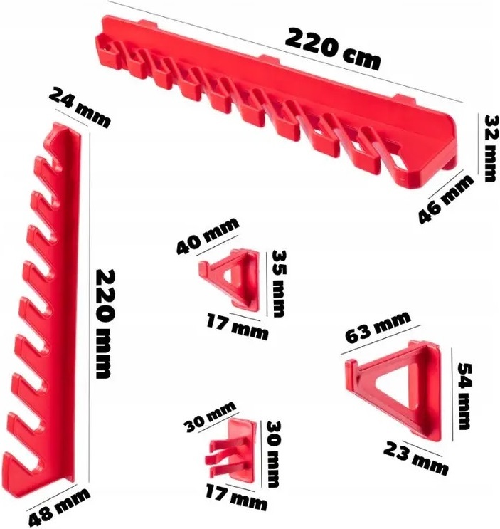 Набор держателей для подвесной панели Kistenberg KBH20, 20 ед. (KBH20) фото 5