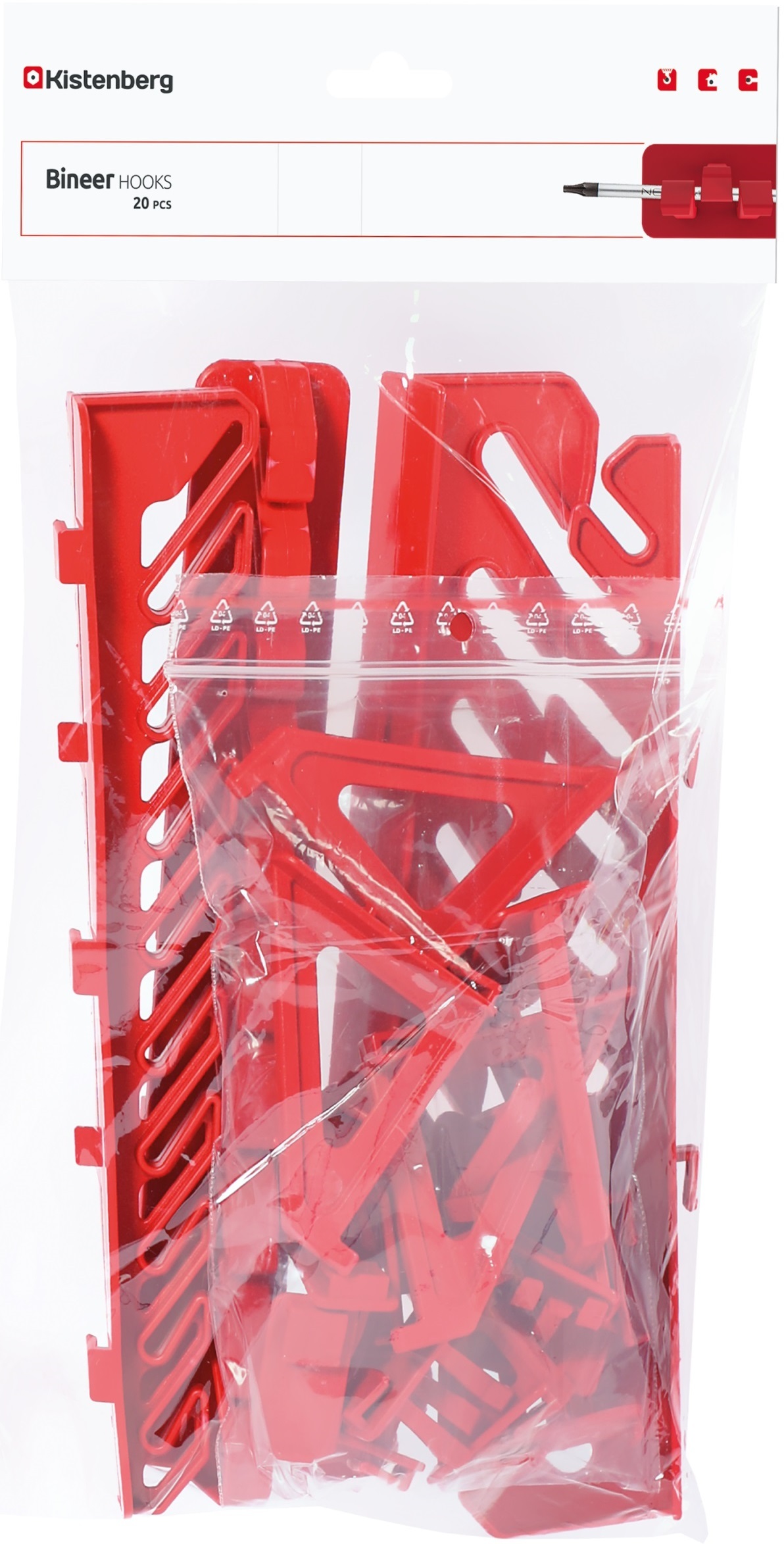 Набор держателей для подвесной панели Kistenberg KBH20, 20 ед. (KBH20) фото 6