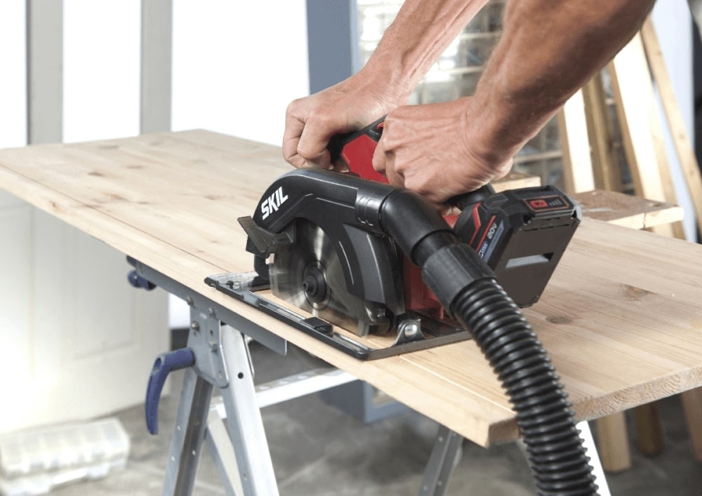 Пила дискова акумуляторна SKIL 3520 CA 20В 165х16мм 2.5кг без АКБ та ЗП (SW1E3520CA)фото