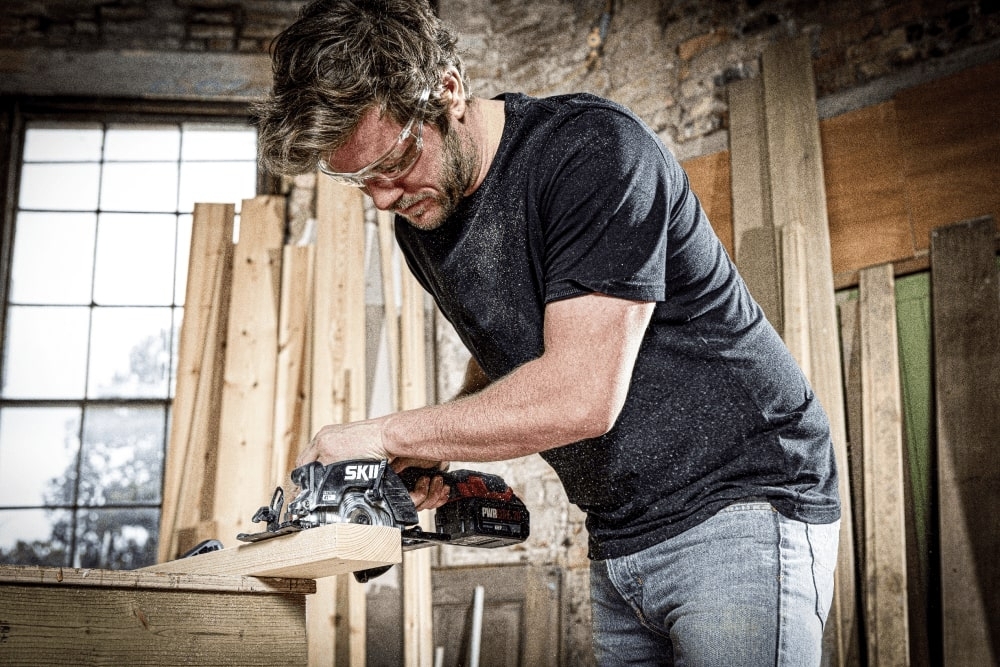 Пила дискова акумуляторна SKIL 3540 CA Compact 20В 120мм 1.8кг без АКБ та ЗП (SW1E3540CA)фото