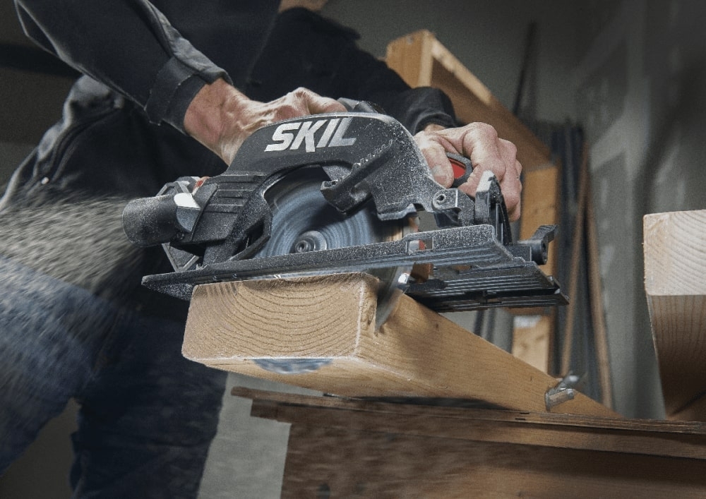 Пила дискова акумуляторна SKIL 3571 CA XP (SW1E3571CA+BC1E3110AA)фото