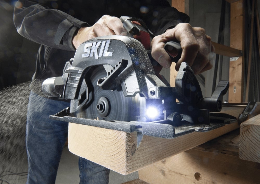 Пила дискова акумуляторна SKIL 3571 CA XP (SW1E3571CA+BC1E3110AA)фото