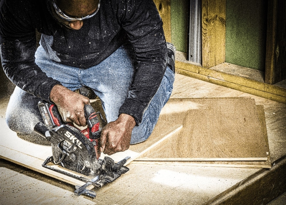 Пила дискова акумуляторна SKIL 3571 CA XP (SW1E3571CA+BC1E3110AA)фото