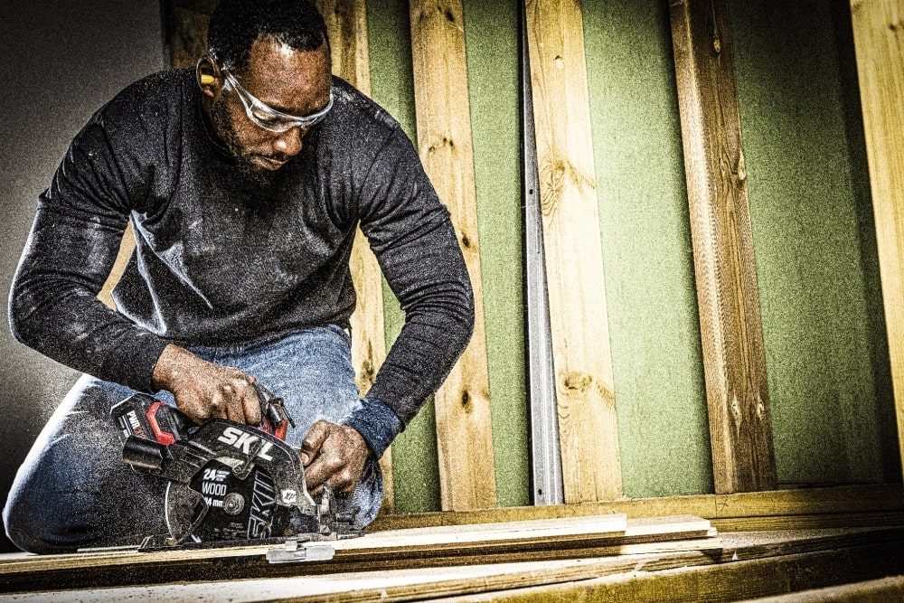 Пила дискова акумуляторна SKIL 3571 CA XP (SW1E3571CA+BC1E3110AA)фото