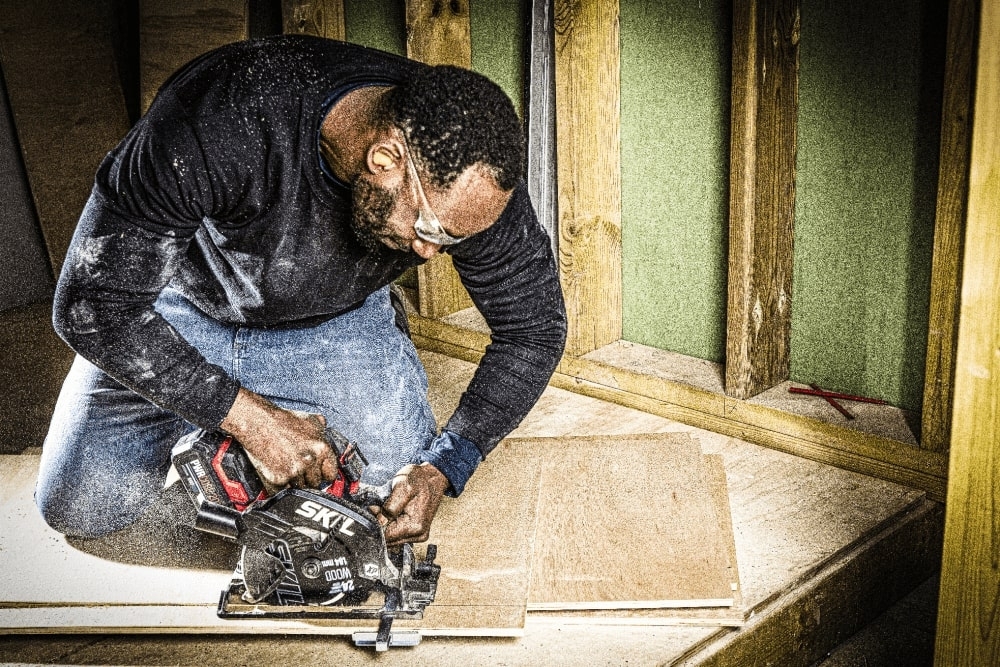 Пила дискова акумуляторна SKIL 3571 CA XP (SW1E3571CA+BC1E3110AA)фото