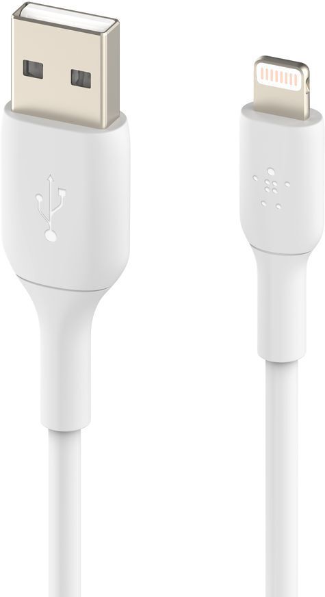 Кабель Belkin USB-A - Lightning Data/Charge 1m, PVC, (2 Pack), White (CAA001BT1MWH2PK) фото 3