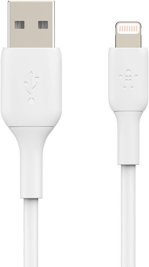 Кабель Belkin USB-A - Lightning Data/Charge 1m, PVC, (2 Pack), White (CAA001BT1MWH2PK) фото 4