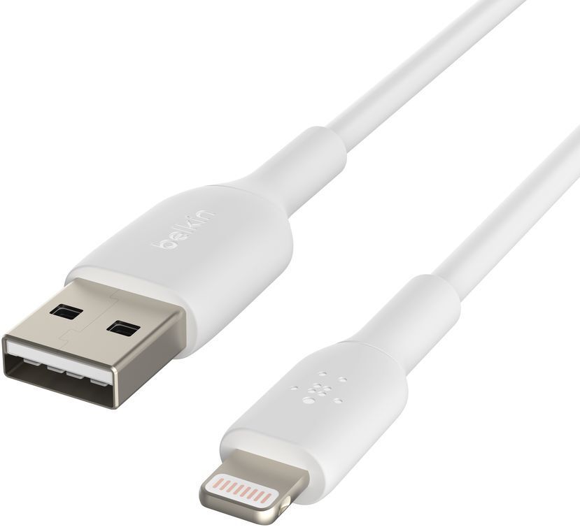 Кабель Belkin USB-A - Lightning Data/Charge 1m, PVC, (2 Pack), White (CAA001BT1MWH2PK) фото 6