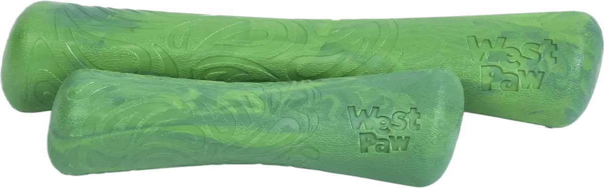 Игрушка для собак West Paw Drifty Small Дрифти кость маленькая изумрудная 15 см фото 2