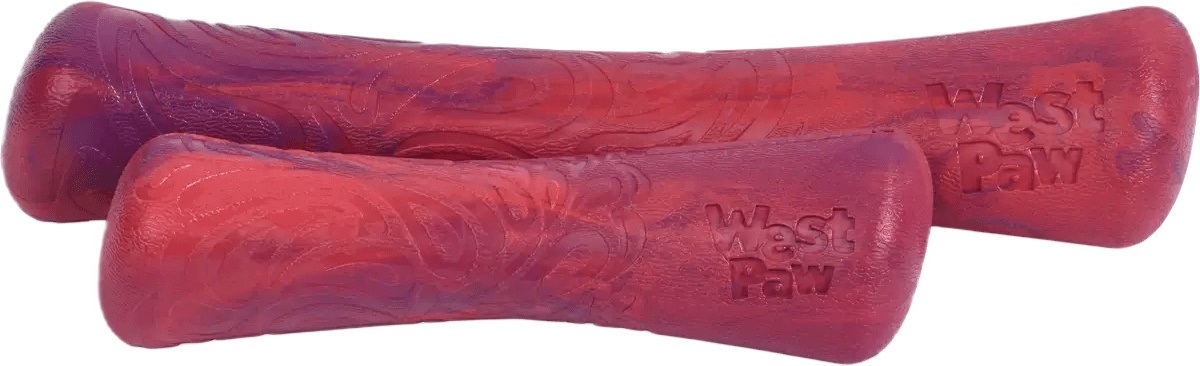 Игрушка для собак West Paw Drifty Small Дрифт кость маленькая красная 15 см фото 2