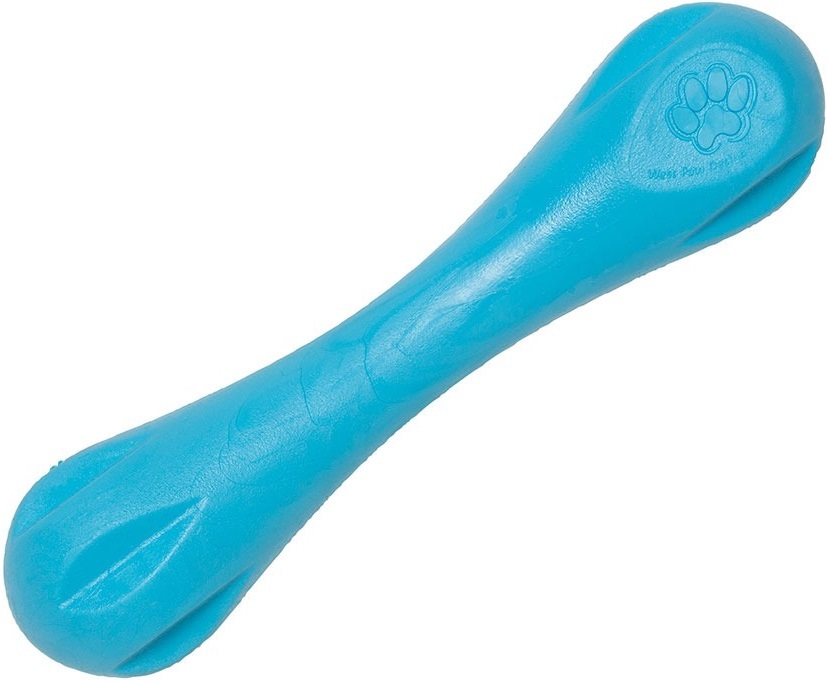 Игрушка для собак West Paw Hurley Large Харлей кость большая голубая 21см фото 2