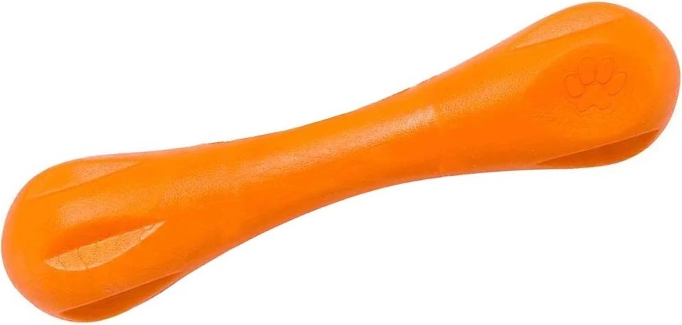 Игрушка для собак West Paw Hurley Large Харлей кость большая оранжевая 21см фото2