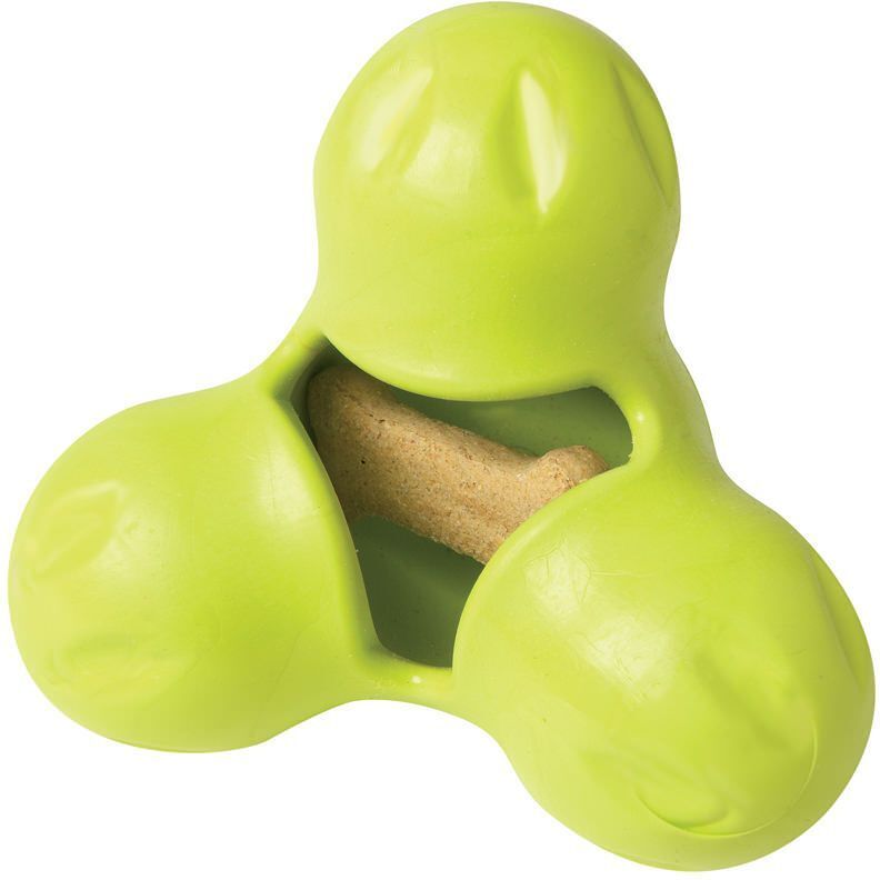Игрушка для собак West Paw Tux Small Тукс для лакомства маленький зеленый 10см фото