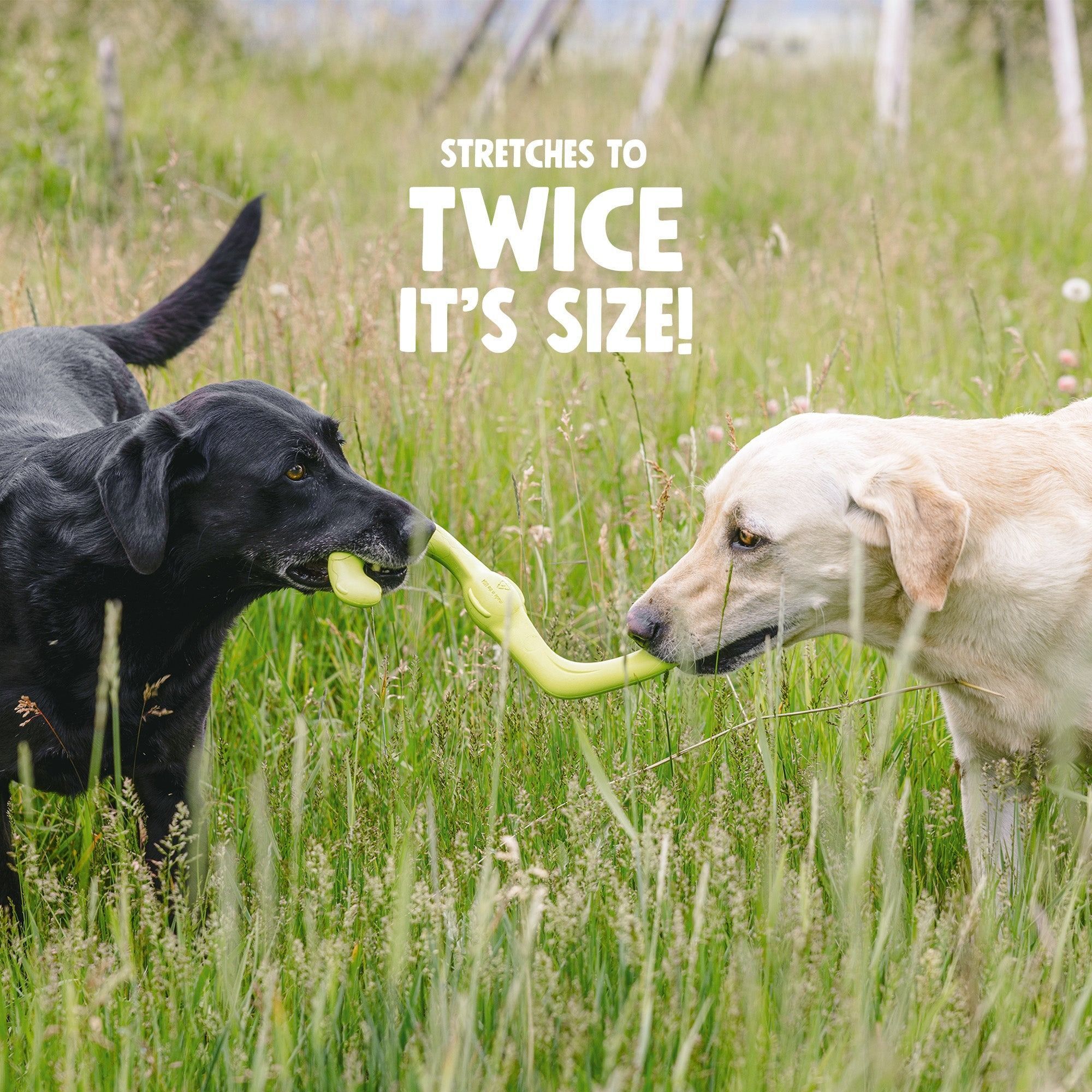 Игрушка для собак West Paw Bumi Small Буми S-образная маленькая оранжевая 21см фото 7