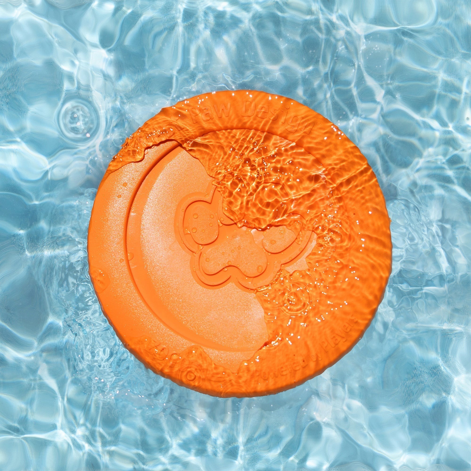 Игрушка для собак West Paw Zisc Small Зиск фрисби маленькая оранжевая 17см фото 5