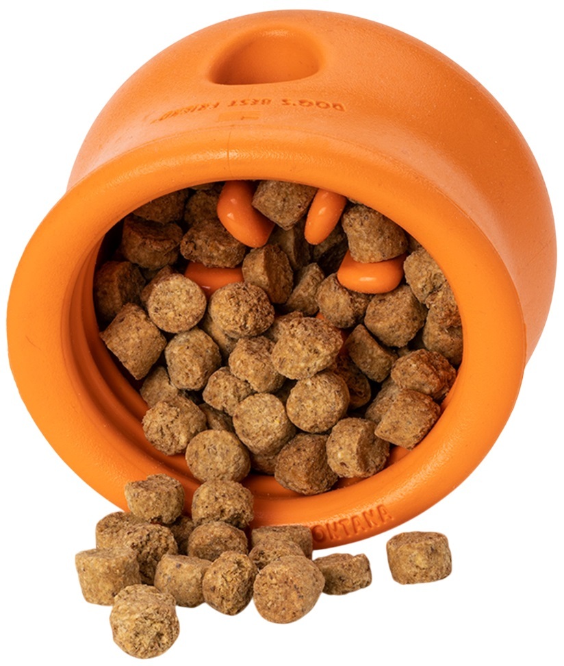 Іграшка для собак West Paw Toppl Small Топпл для ласощів малий оранжевий 8смфото5