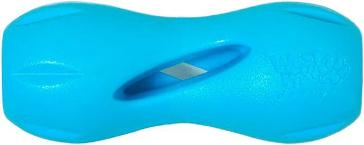 Игрушка для собак West Paw Qwizl Small Квизл для лакомства маленький голубой 14см фото 2