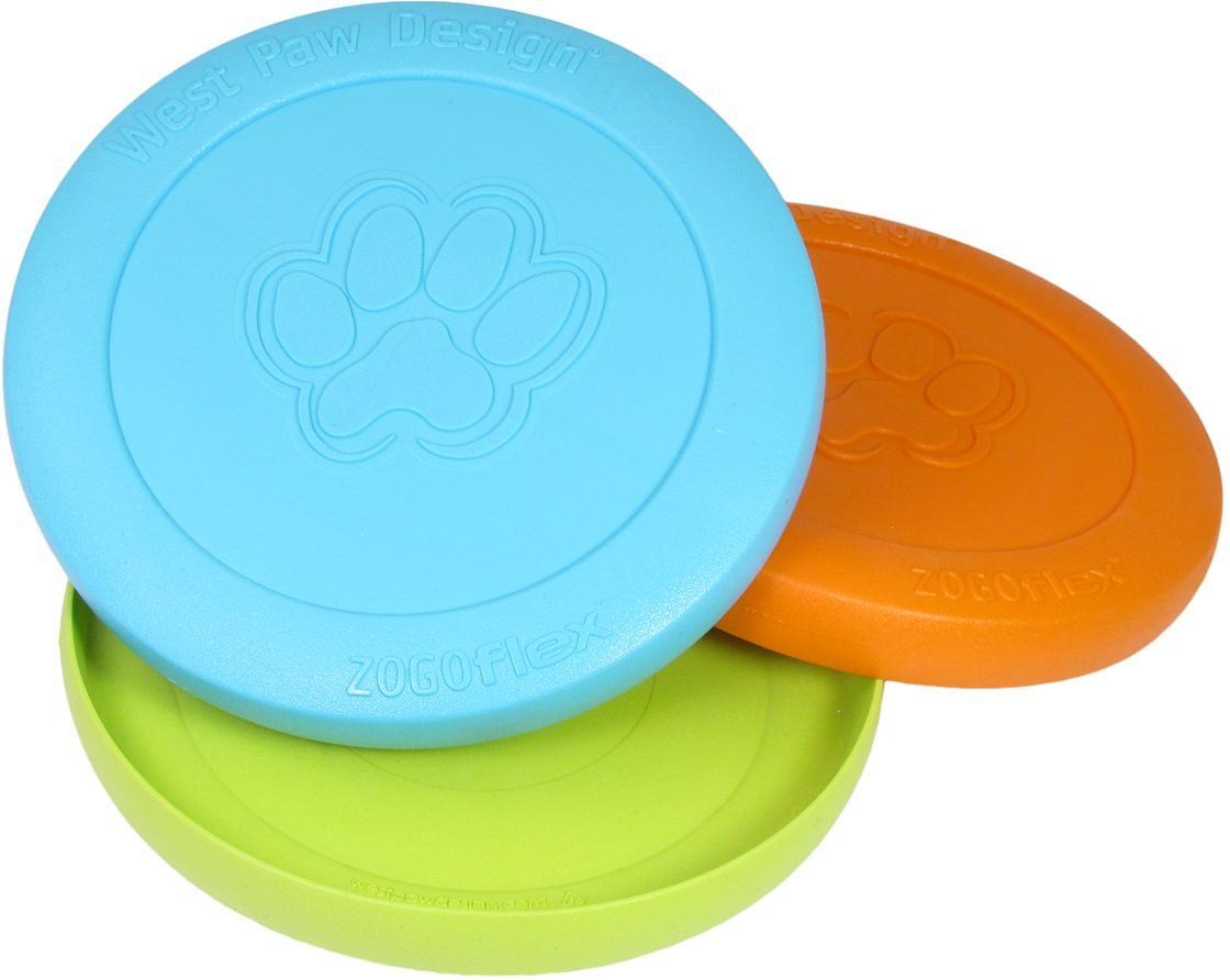 Игрушка для собак West Paw Zisc Large Зиск фрисби большая оранжевая 22см фото 4