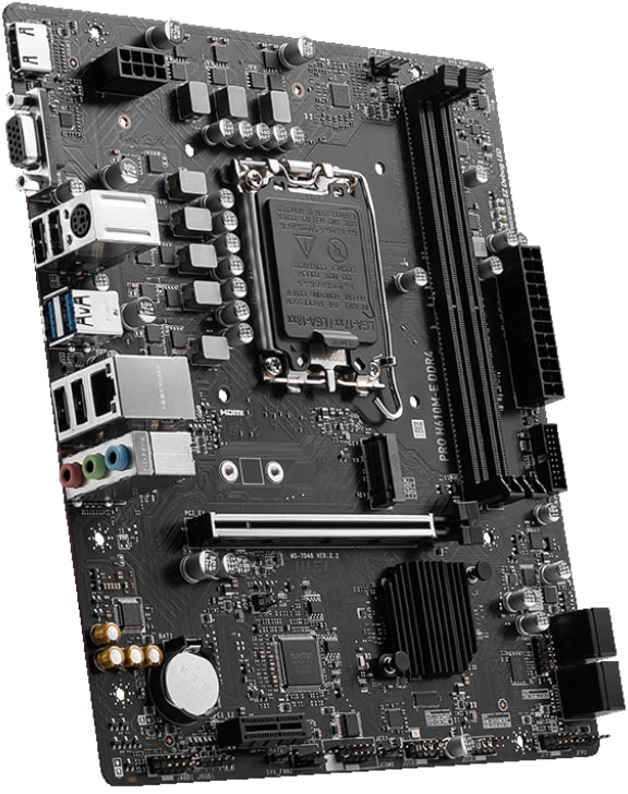 Материнcкая плата MSI PRO H610M-E DDR4 (911-7D48-062) фото 3