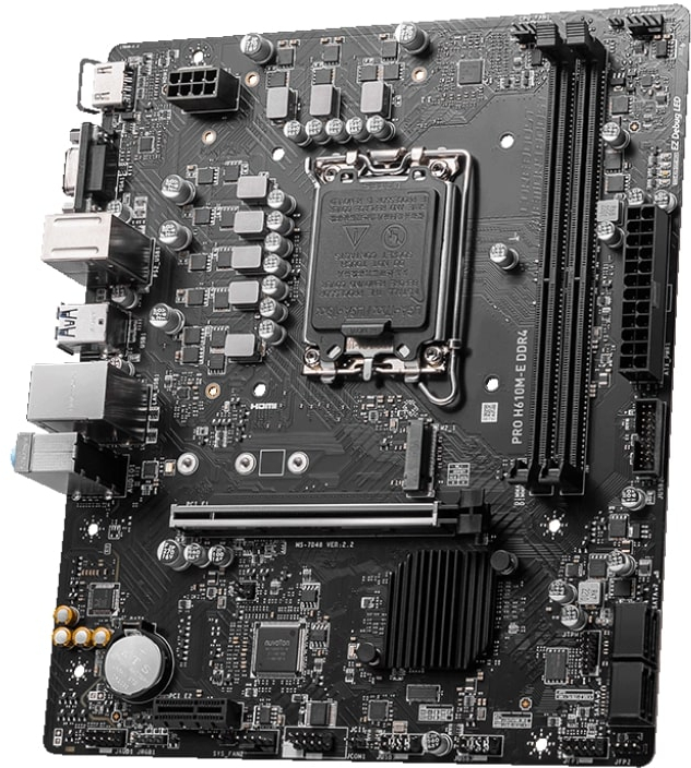 Материнcкая плата MSI PRO H610M-E DDR4 (911-7D48-062) фото 4