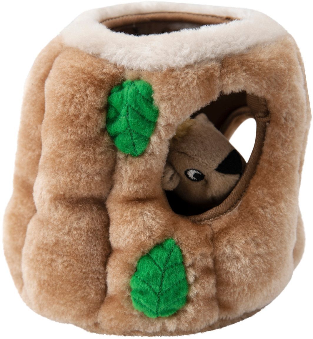 Іграшка інтерактивна для собак Outward Hound Білка-Схованка маленька коричневафото4