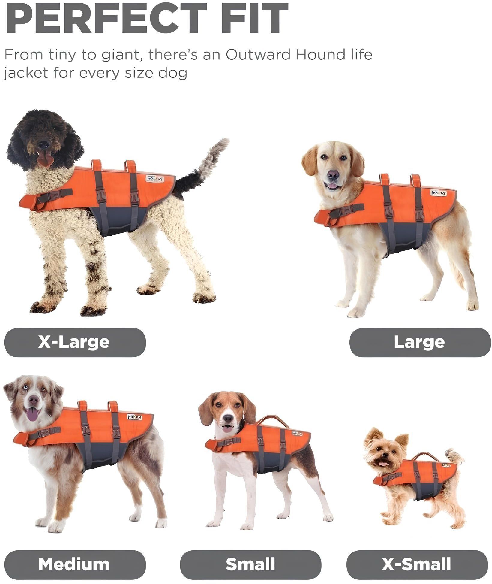 Рятувальний жилет для собак Outward Hound помаранчевий розмір Sфото8