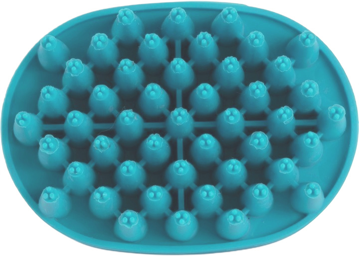 Щетка купания для собак Dexas Brushbuster голубая фото 3