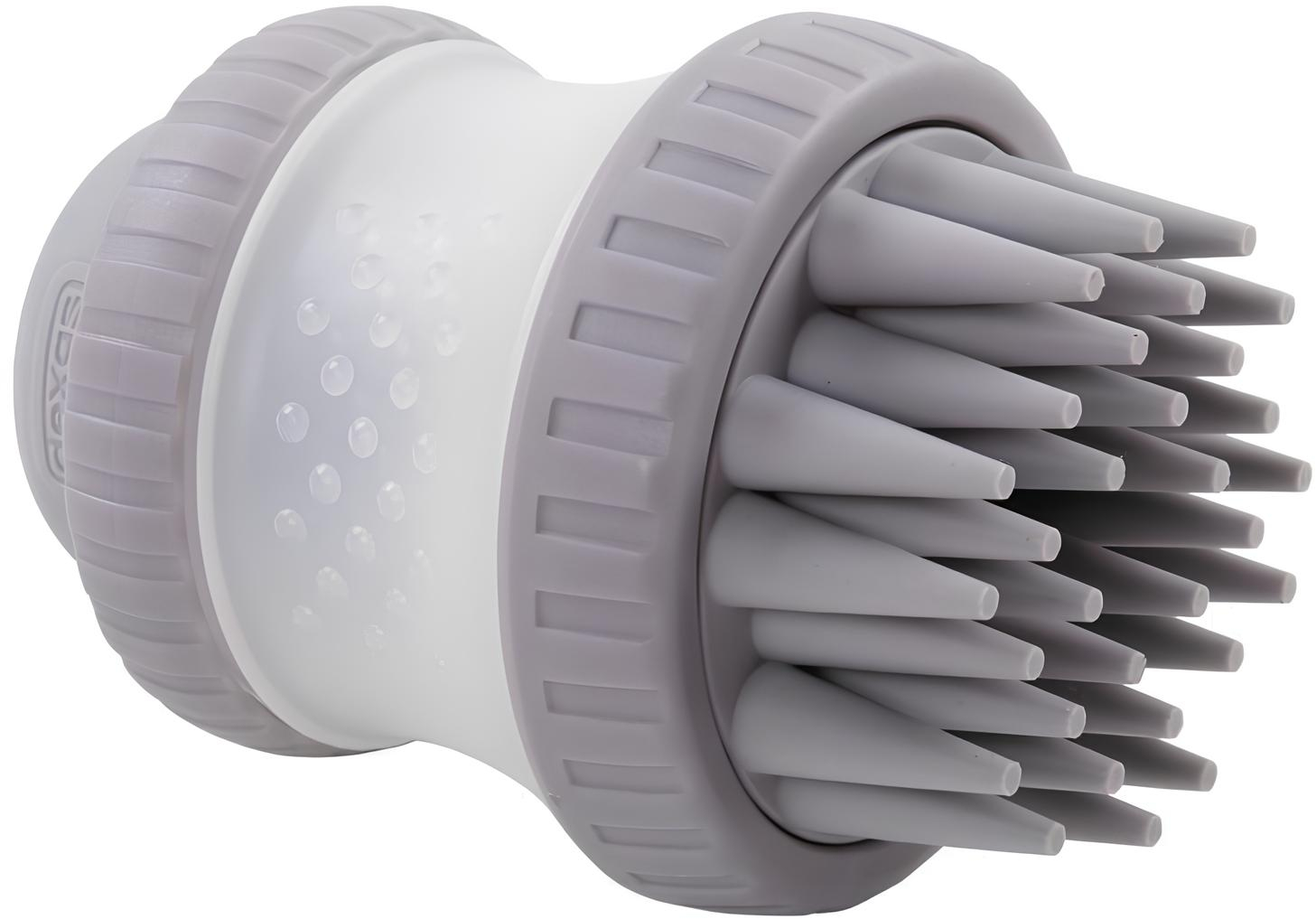 Щетка Dexas Scrubbuster с емкостью для шампуня светло-серая фото