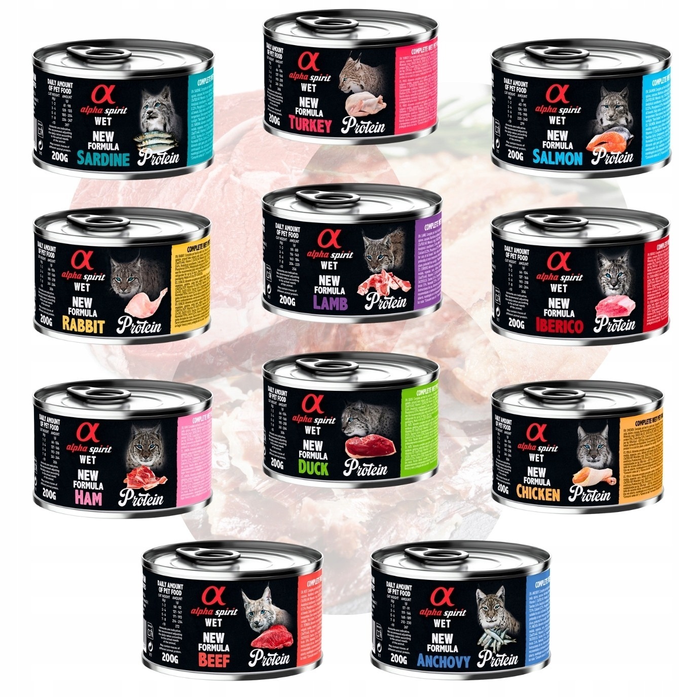 Вологий корм для стерилізованих котів Alpha Spirit Duck Sterilized Cat з качкою 200гфото3