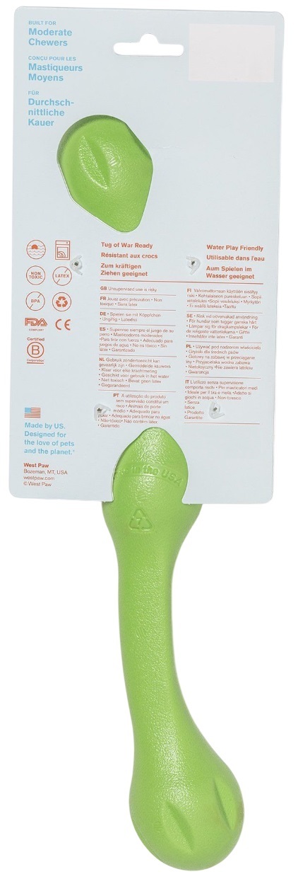 Игрушка для собак West Paw Zwig Large Jungle ветка большая 35см зеленая фото 2
