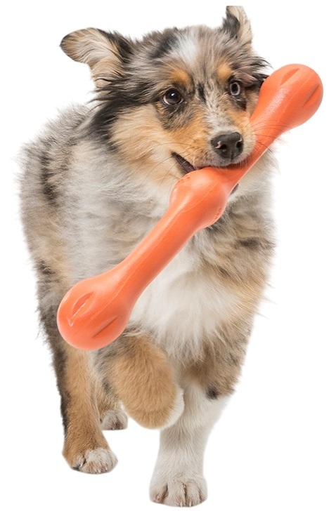 Игрушка для собак West Paw Zwig Large Melon ветка большая 35см оранжевая фото 4