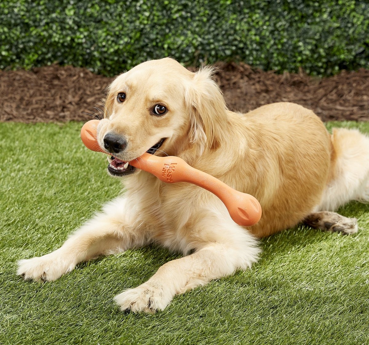 Игрушка для собак West Paw Zwig Large Melon ветка большая 35см оранжевая фото 5