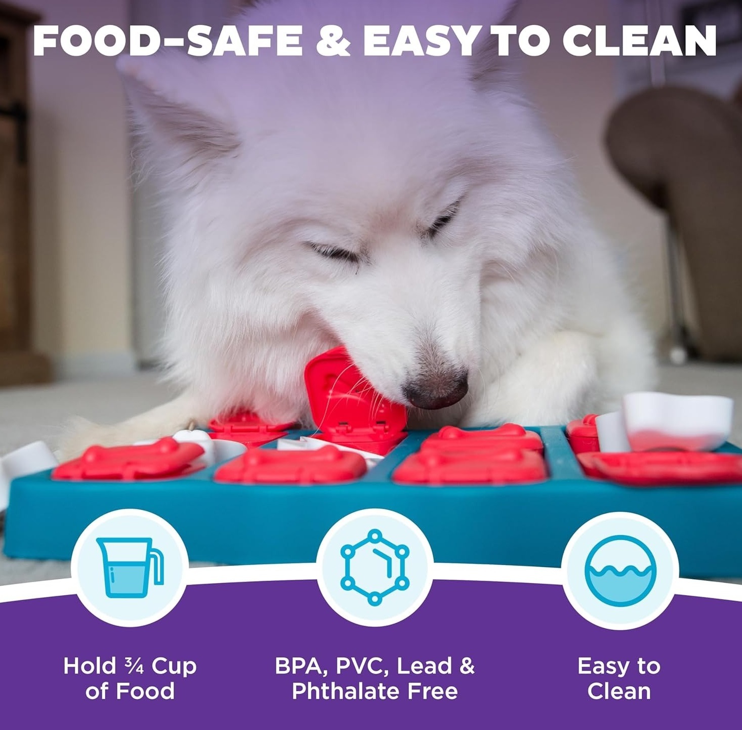 Игрушка для собак Nina Ottosson Головоломка интерактивная зеленая фото 5