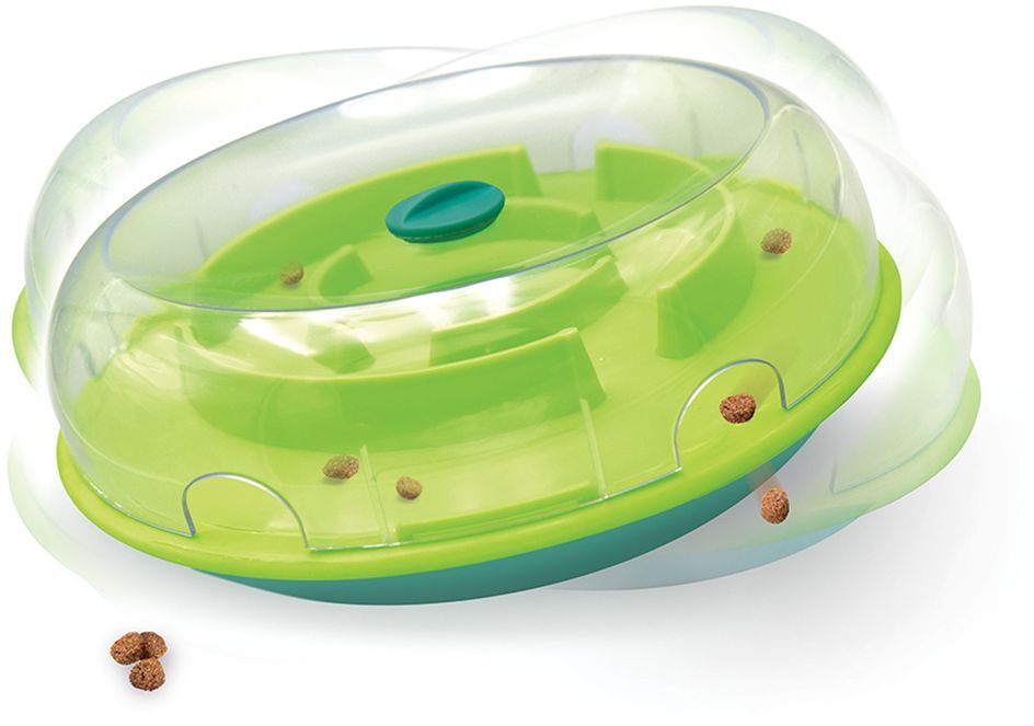 Интерактивная игрушка Nina Ottosson со тайниками для лакомства Dog Wobble Bowl фото 2