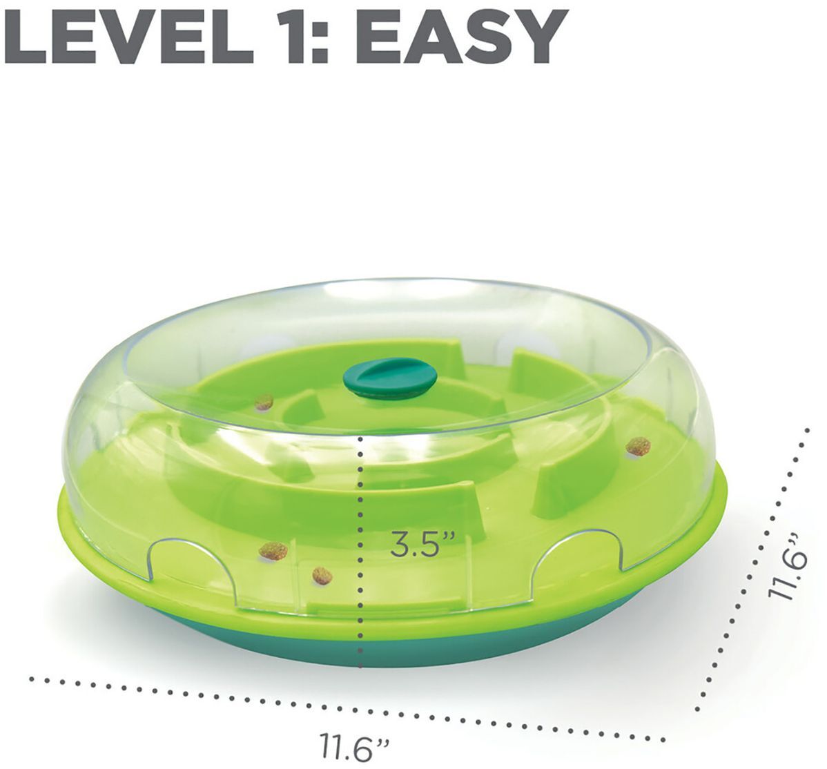 Интерактивная игрушка Nina Ottosson со тайниками для лакомства Dog Wobble Bowl фото 3