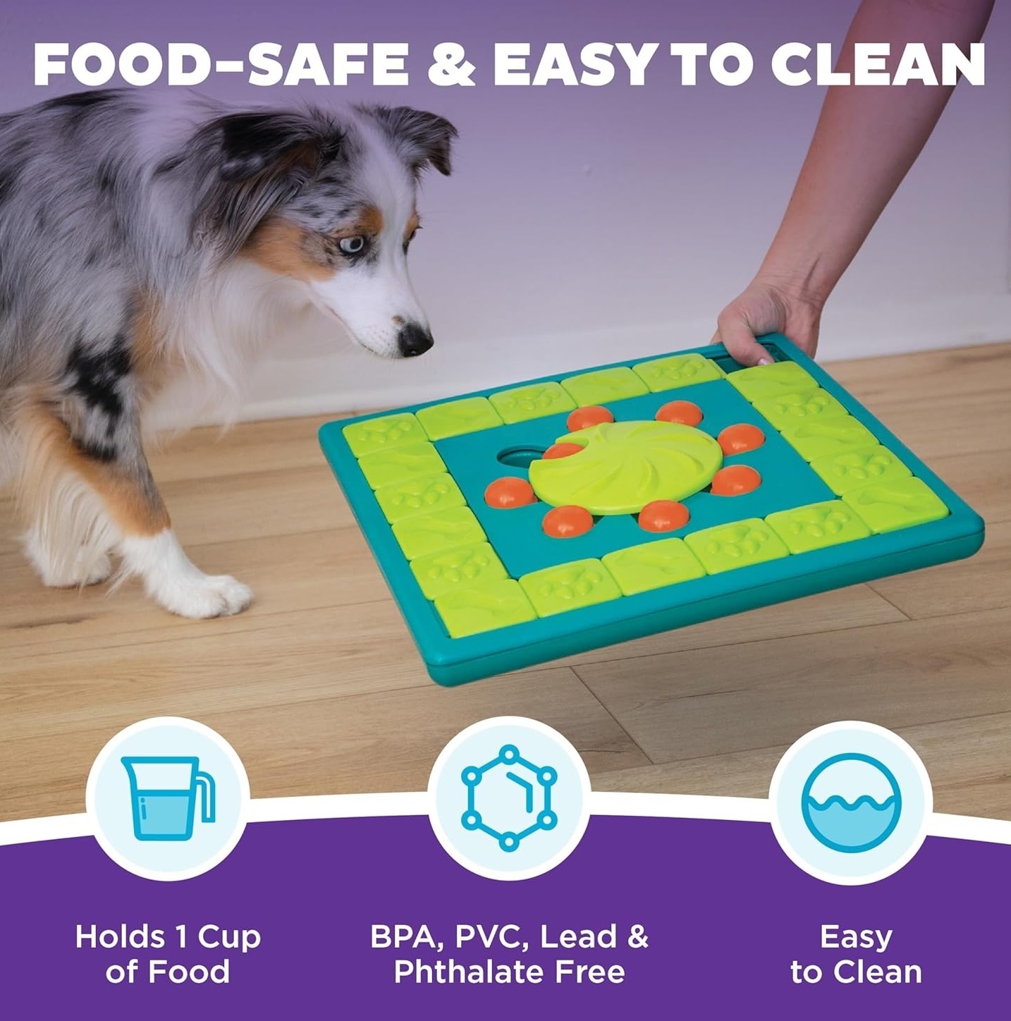 Игрушка для собак Nina Ottosson Пятнашки интерактивная фото 2